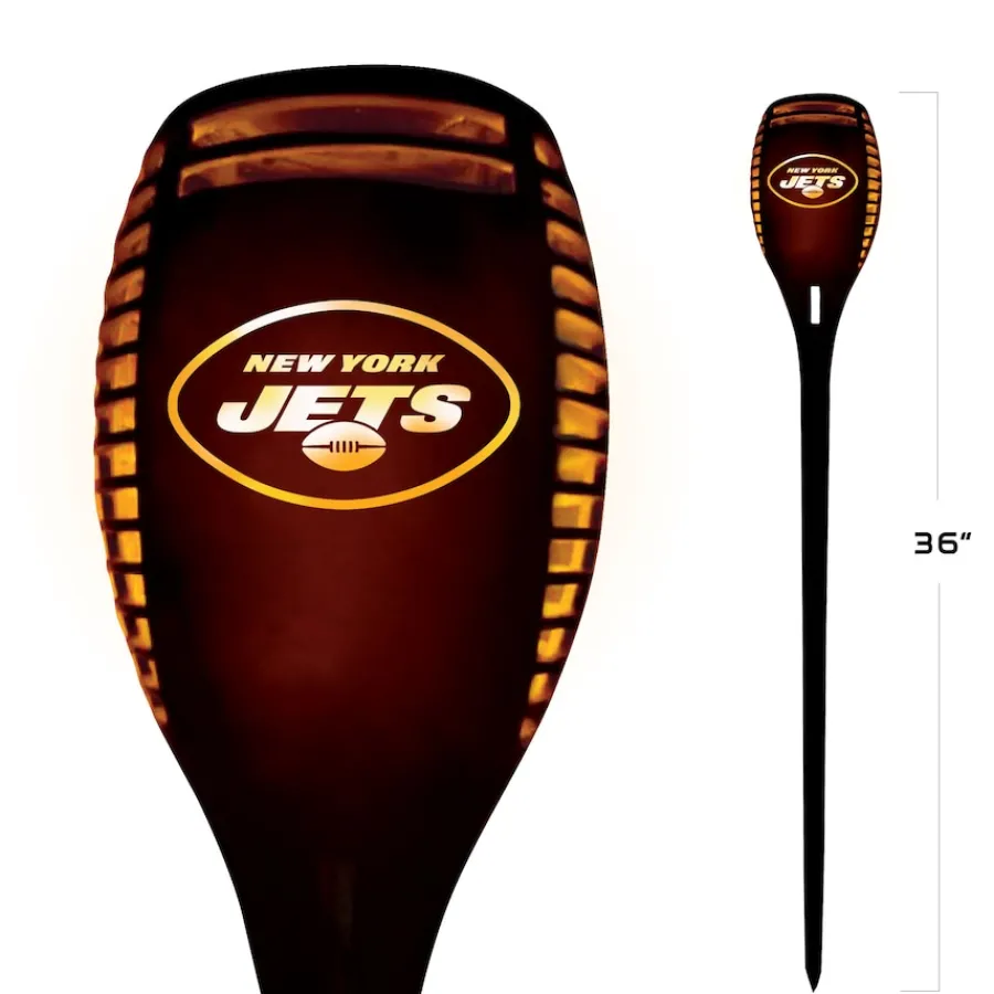 New York Jets Lighting^ LED Solar Torch