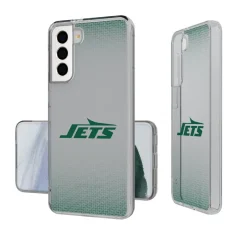 New York Jets Phone Cases^ Linen Logo Galaxy Clear Case