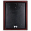 New York Jets Display Cases^ Mahogany Framed Jersey Display Case