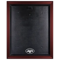 New York Jets Display Cases^ Mahogany Framed Jersey Display Case