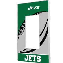 New York Jets Lighting^ Passtime Design Single Rocker Lightswitch Plate