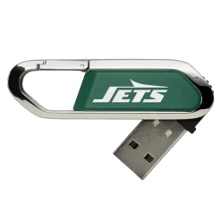 New York Jets Office Accessories^ Solid Clip USB Flash Drive