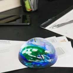 New York Jets Office Accessories | School Supplies^ Team Pride Dome Paper Weight