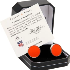 New York Jets Jewelry | Other Collectibles^ Tokens & Icons Game-Used Stadium Seat Cuff Links