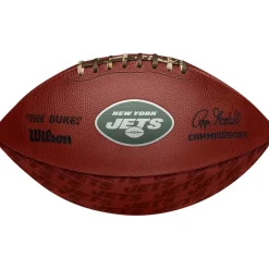 New York Jets Footballs^ Unsigned Wilson Showcase Duke Pro Football