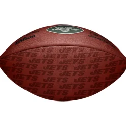 New York Jets Footballs^ Unsigned Wilson Showcase Duke Pro Football