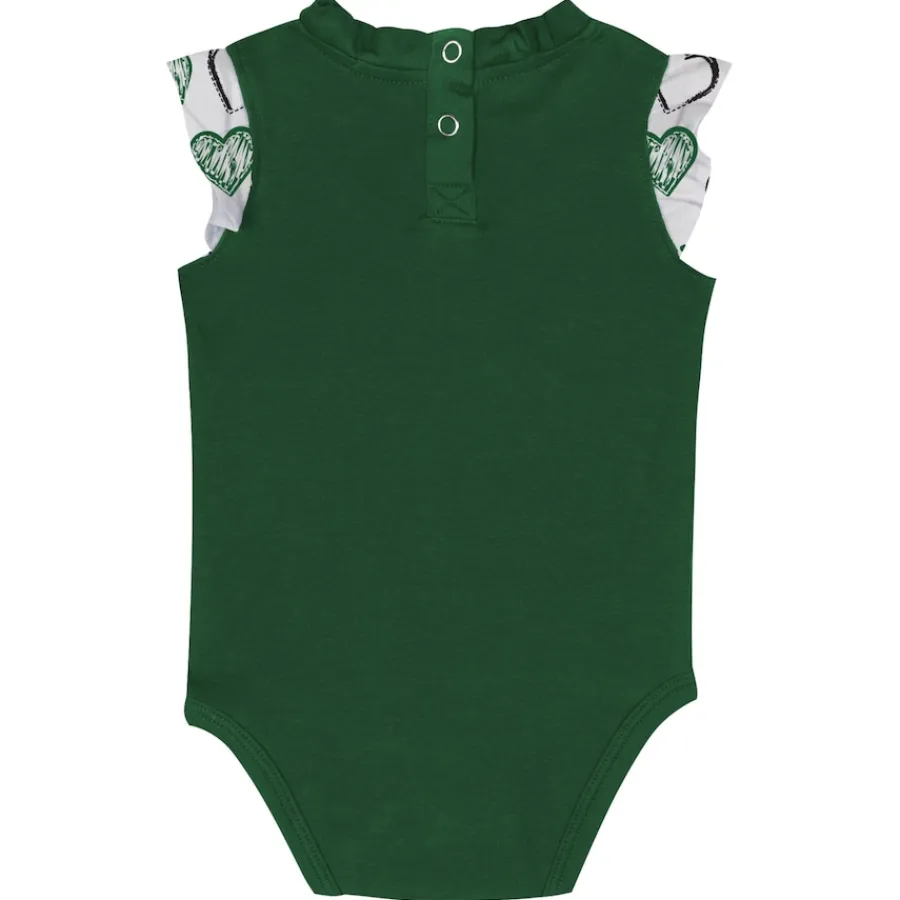 Kids New York Jets Rompers^Newborn & Infant Happy Hearts 2-Piece Bodysuit Set
