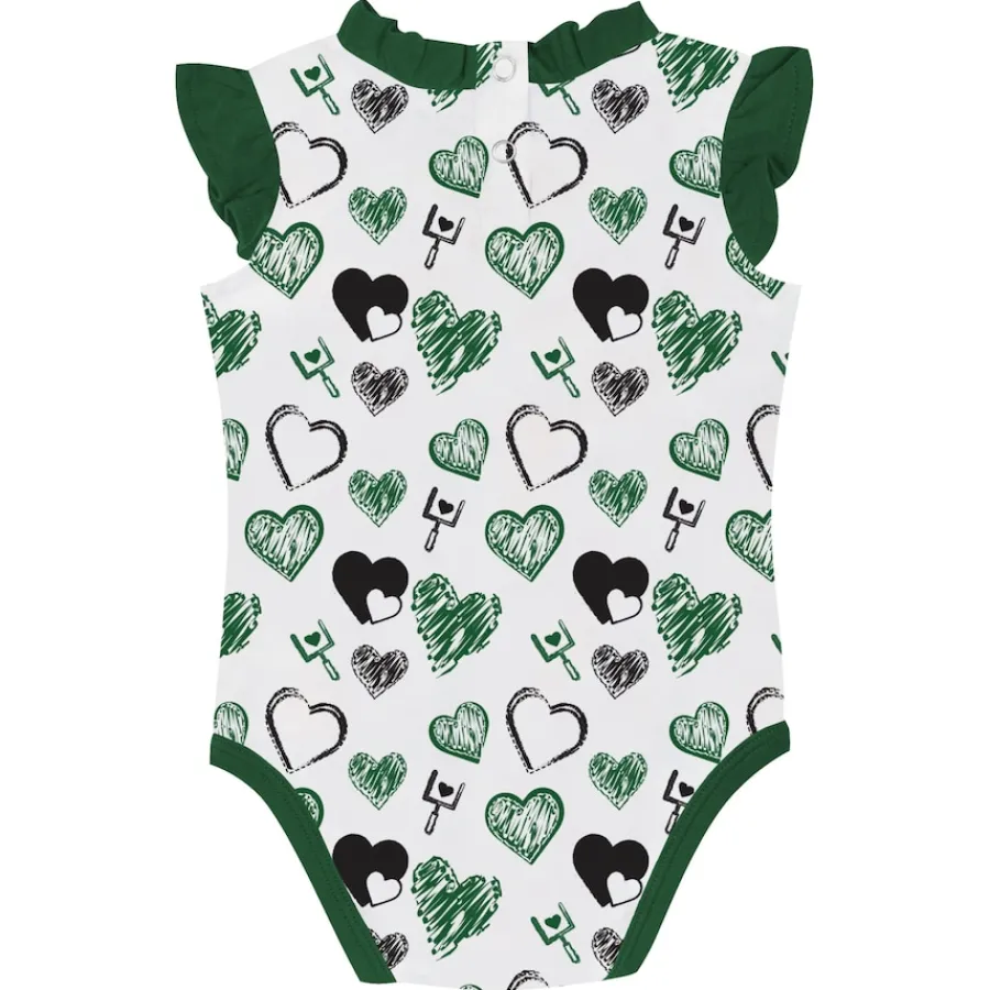 Kids New York Jets Rompers^Newborn & Infant Happy Hearts 2-Piece Bodysuit Set