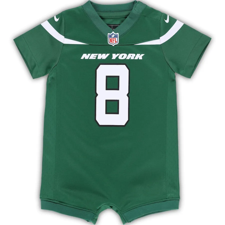 Kids New York Jets Jerseys | Kids^Newborn & Infant Nike Aaron Rodgers Green Game Romper Jersey