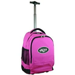 New York Jets Travel | School Supplies^Pink 19'' Premium Wheeled Backpack