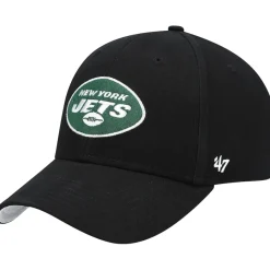 Kids New York Jets Hats | Kids^Preschool '47 Black Basic Team MVP Adjustable Hat