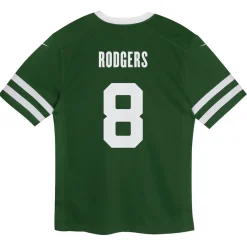 Kids New York Jets Jerseys | Kids^Preschool Nike Aaron Rodgers Legacy Green Game Jersey
