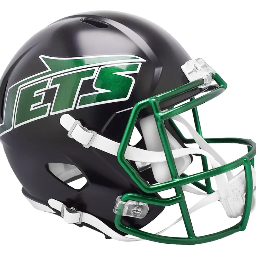 New York Jets Helmets | Helmets^Riddell #1 2024 On-Field Alternate Speed Replica Helmet