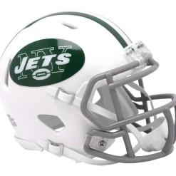 New York Jets Helmets | Helmets^Riddell 2024 On-Field Classic Alternate Speed Mini Helmet