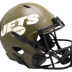 New York Jets Helmets | Helmets^Riddell 2022 Salute To Service Speed Replica Helmet