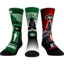 New York Jets Shoes & Socks | Shoes & Socks^Rock Em Socks Stormtrooper & Darth Vader Three-Pack Star Wars Crew Socks Set