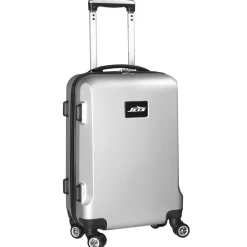 New York Jets Travel | School Supplies^Silver 20" 8-Wheel Hardcase Spinner Carry-On