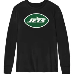 Kids New York Jets T-Shirts | Kids^Toddler Black Primary Logo Long Sleeve T-Shirt