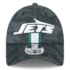 Kids New York Jets Hats | Kids^Toddler New Era Black 2024 NFL Sideline 9FORTY Stretch-Snap Hat