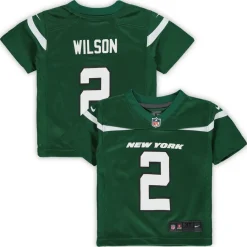 Kids New York Jets Jerseys | Kids^Toddler Nike Zach Wilson Green Game Jersey
