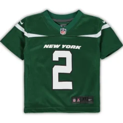 Kids New York Jets Jerseys | Kids^Toddler Nike Zach Wilson Green Game Jersey