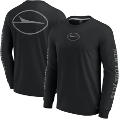 New York Jets Long Sleeved^Unisex Fanatics Black Elements Strive Long Sleeve T-Shirt