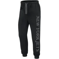 New York Jets Shorts & Pants | Shorts & Pants^Unisex Fanatics Black Elements Phenom Fleece Jogger Pants