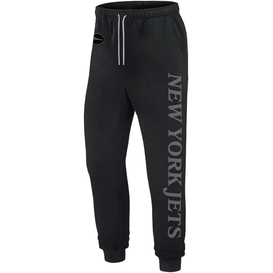 New York Jets Shorts & Pants | Shorts & Pants^Unisex Fanatics Black Elements Phenom Fleece Jogger Pants