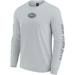 New York Jets T-Shirts | Men^Unisex Fanatics Gray Elements Strive Long Sleeve T-Shirt