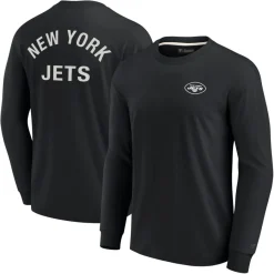 New York Jets T-Shirts | Men^Unisex Fanatics Black Elements Super Soft Long Sleeve T-Shirt