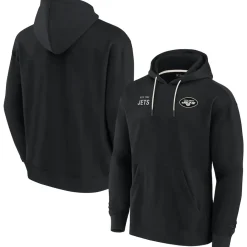 Women New York Jets Sweatshirts & Fleece | Women^Unisex Fanatics Black Elements Super Soft Fleece Pullover Hoodie