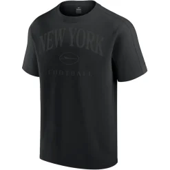 Women New York Jets T-Shirts | Women^Unisex Fanatics Black Elements Heavyweight Tri-Blend T-Shirt