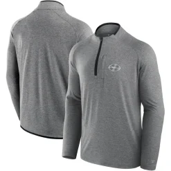 New York Jets Jackets | Sweatshirts & Fleece^Unisex Fanatics Charcoal Front Office Performance Primary Quarter-Zip Jacket