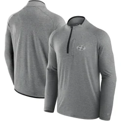 New York Jets Jackets | Sweatshirts & Fleece^Unisex Fanatics Charcoal Front Office Performance Primary Quarter-Zip Jacket