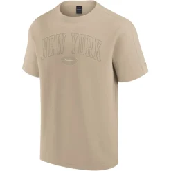 Women New York Jets T-Shirts | Women^Unisex Fanatics Khaki Elements Heavyweight Tri-Blend T-Shirt