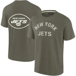 New York Jets T-Shirts | Men^Unisex Fanatics Olive Elements Super Soft Short Sleeve T-Shirt