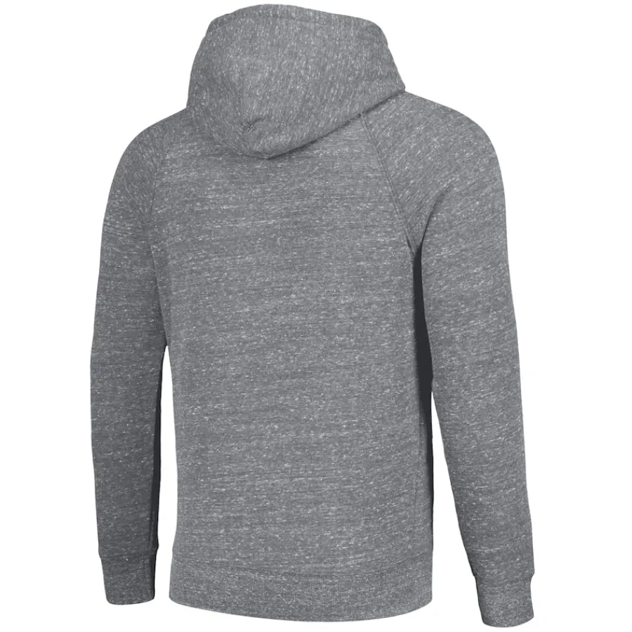 New York Jets Sweatshirts & Fleece | Men^Unisex Homage Gray Hyperlocal Raglan Pullover Hoodie