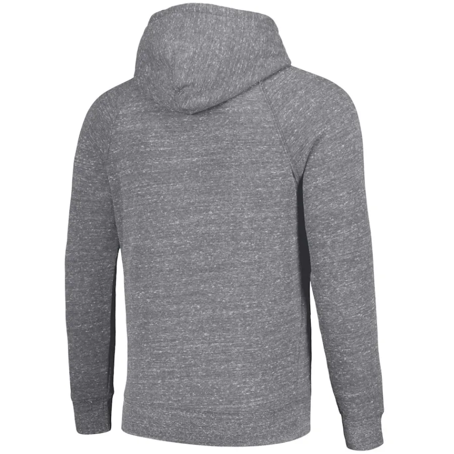 New York Jets Sweatshirts & Fleece | Men^Unisex Homage Gray Hyperlocal Raglan Pullover Hoodie