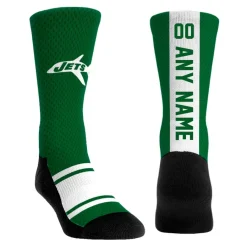 New York Jets Shoes & Socks | Shoes & Socks^Unisex Rock Em Socks Kelly Green Throwback Jersey Custom Crew Socks