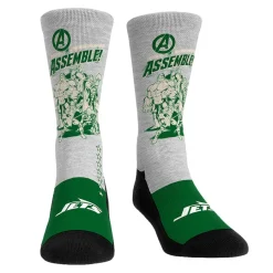 New York Jets Shoes & Socks | Shoes & Socks^Unisex Rock Em Socks 3-Pack Crew Socks