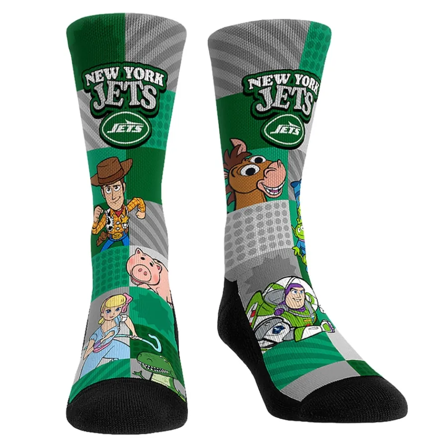New York Jets Shoes & Socks | Shoes & Socks^Unisex Rock Em Socks Toy Story 3-Pack Crew Socks