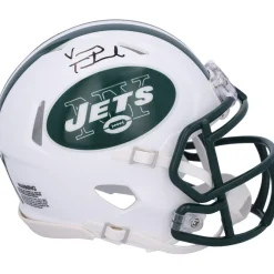 New York Jets Autographed Items | Helmets^Vinny Testaverde Autographed Riddell Throwback 1998-2018 Speed Mini Helmet