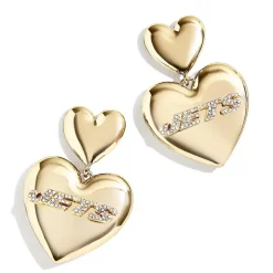 Women New York Jets Accessories | Jewelry^WEAR By Erin Andrews Heart Statement Drop Earrings