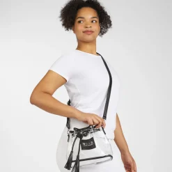 Women New York Jets Accessories | Purses^WEAR By Erin Andrews Clear Stadium Bucket Purse
