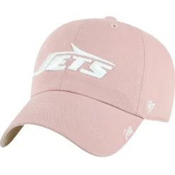 Women New York Jets Hats | Women^Women's '47 Pink Ballpark Cheer Dusty Rose Clean Up Adjustable Hat
