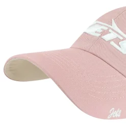 Women New York Jets Hats | Women^Women's '47 Pink Ballpark Cheer Dusty Rose Clean Up Adjustable Hat