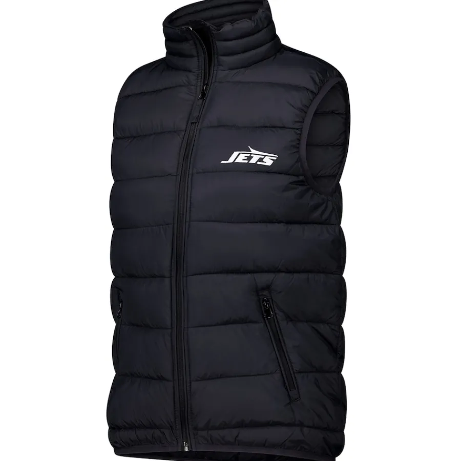 Women New York Jets Jackets^Women's Dunbrooke Black Alberta Full-Zip Vest