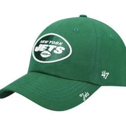Women New York Jets Hats | Women^Women's '47 Green Miata Clean Up Primary Adjustable Hat