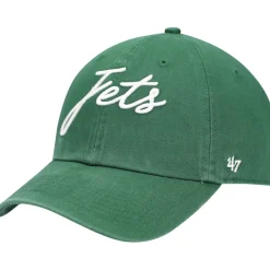 Women New York Jets Hats | Women^Women's '47 Green Vocal Clean Up Adjustable Hat