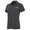 Women New York Jets Polos^Women's Antigua Pewter Tunnel Polo
